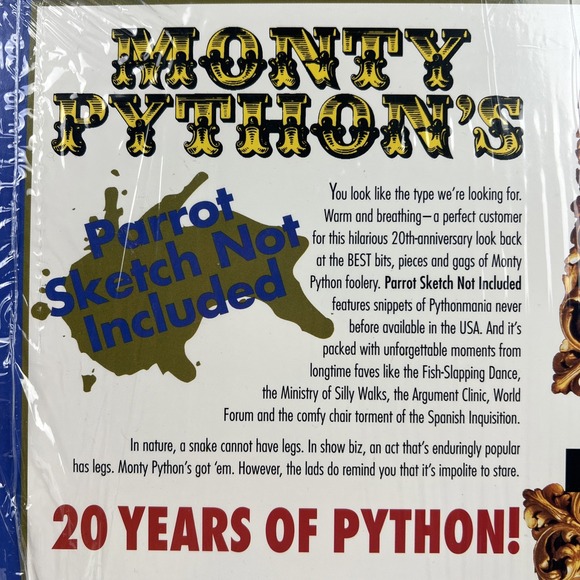 Monty Python's Parrot Sketch Not‎ Included - Laserdisc (1994 Paramount) VG+ - Picture 5 of 12